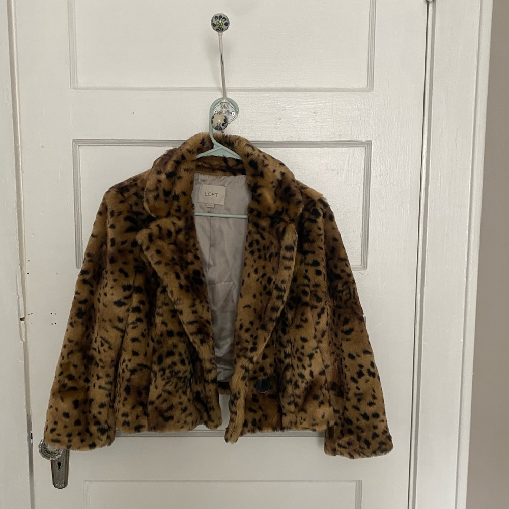 Loft short fur jacket